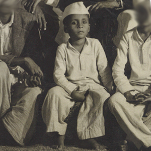 Dr. Vasant Lad as a child